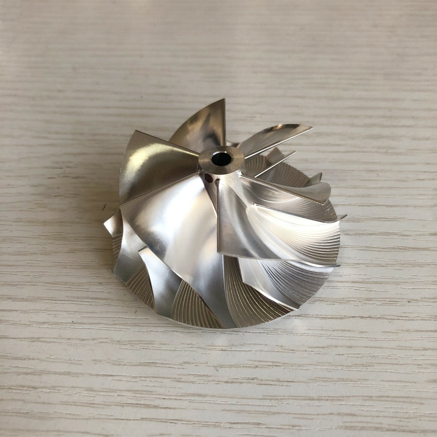 TD04 55.28/65.00 mm 6+6 Blade High-Performance Turbine Billet Compressor Wheel