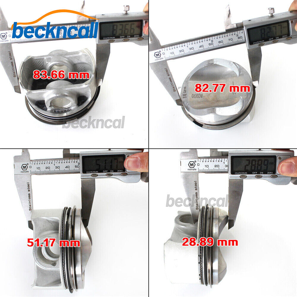 3.0T Piston Assembly  Piston Ring for VW Touareg for AUDI A4 A5 A6 A7 for A8 Q5 Q7