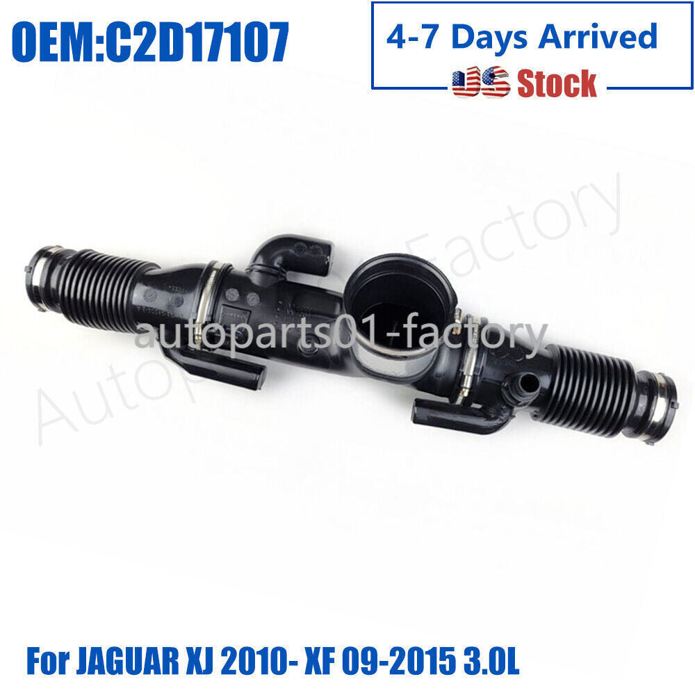C2D17107 New Engine Air Intake Hose for JAGUAR XJ 2010- XF 09-2015 3.0L