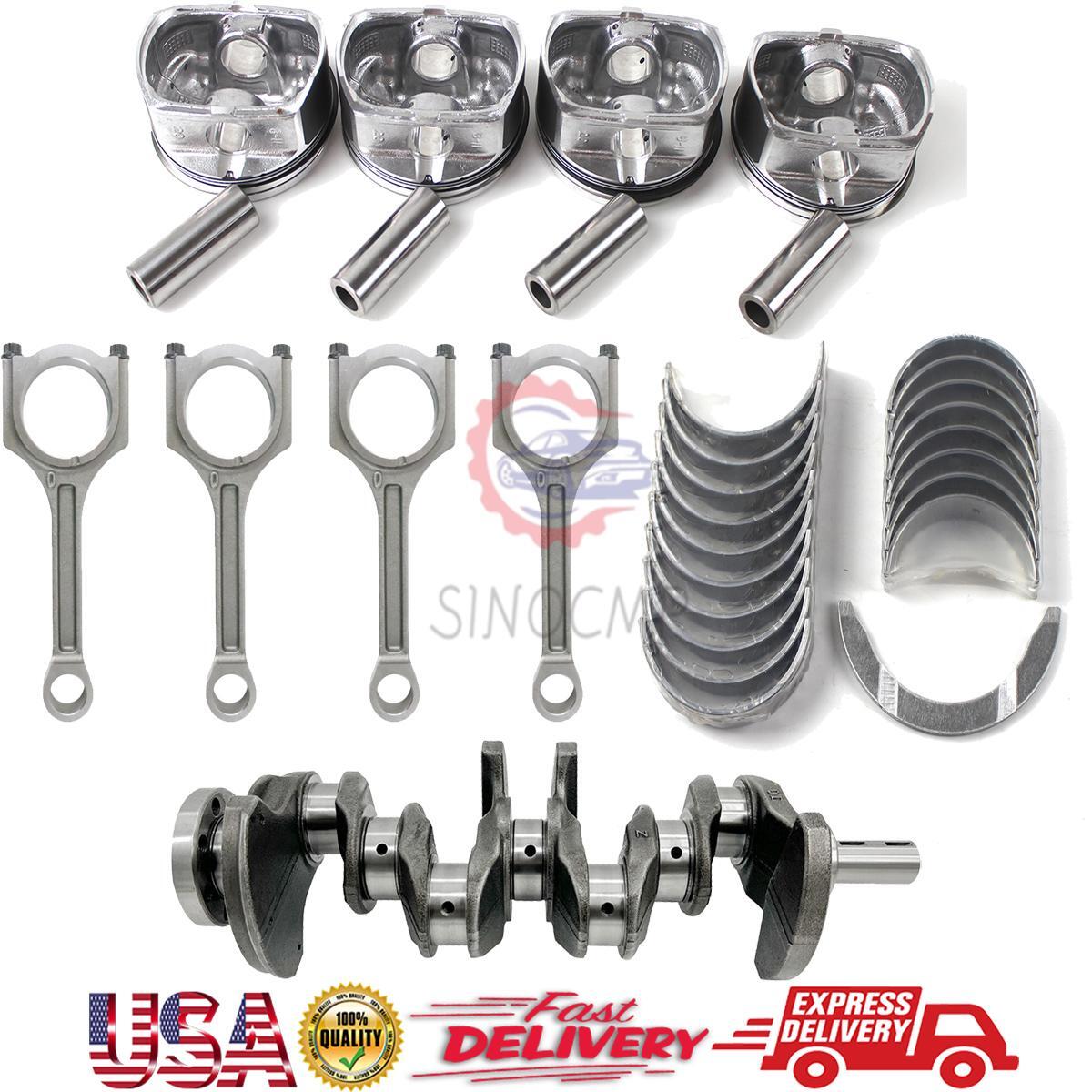 G4KD Crankshaft w/ Main Bearing Set CONNECTING ROD 21020-2G010 for Hyundai for KIA