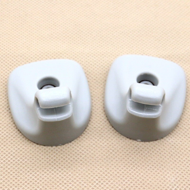 2. Inner grey sun visor clips for 2008-2010 for Chrysler Sebring for Dodge Avengers.