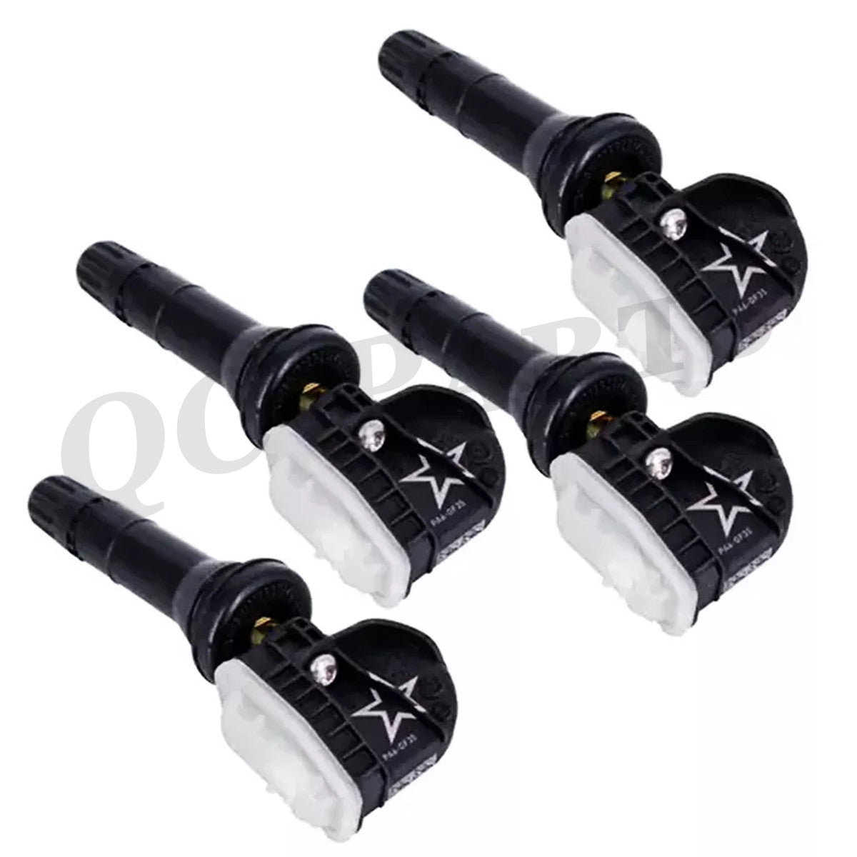 4-pack genuine TPMS tire pressure sensors, original equipment manufacturer 13598771, suitable for BUICK for Cadillac for Chevrolet .