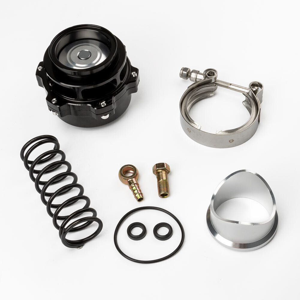11919-10634 BV50 Series Q Style Blow off Valve BOV 50mm BLACK Fits TIAL Springs