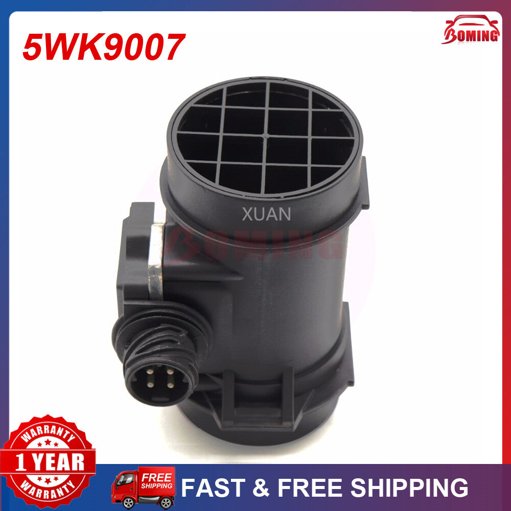 New 5WK9007 MAF MASS AIR FLOW METER SENSOR for BMW E34 E39 520i E36 320i 1995-04