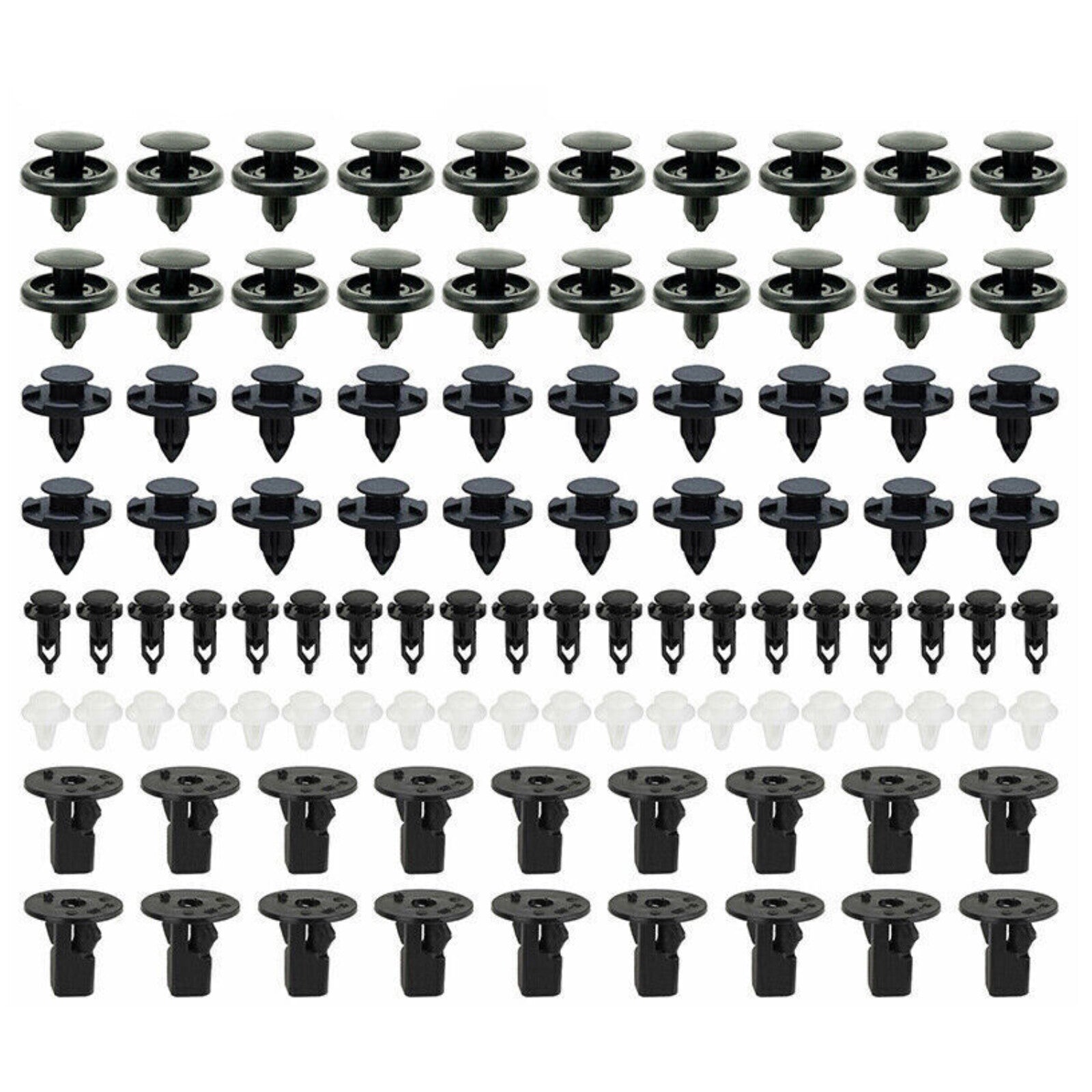 100PCS Vehicle Body Retainer Clips Kit Push Type Fasteners for Toyota  for Lexus