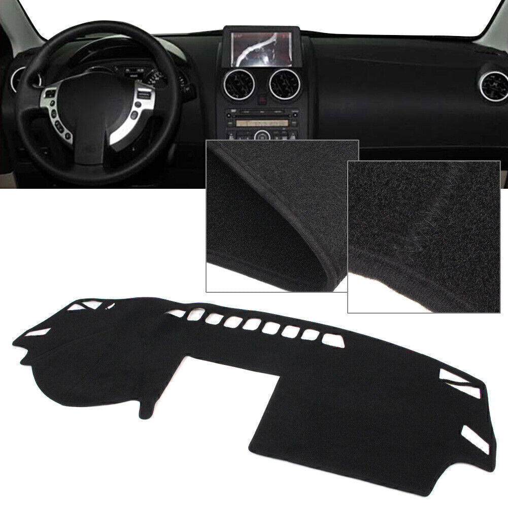 Dashmat Dash Cover Dashboard Mat for Nissan Rogue Qashqai 2006-2013 Black Car