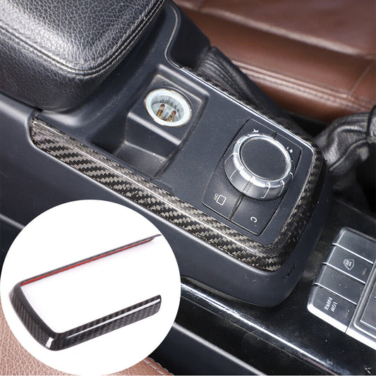 for Benz G Class W463 G500 2012-18 Carbon Fiber Central Control Mode Button Trim