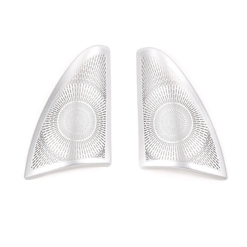for Range Rover Sport 2010-13 Silver Aluminum A Post Speaker Frame Cover Trim 2X