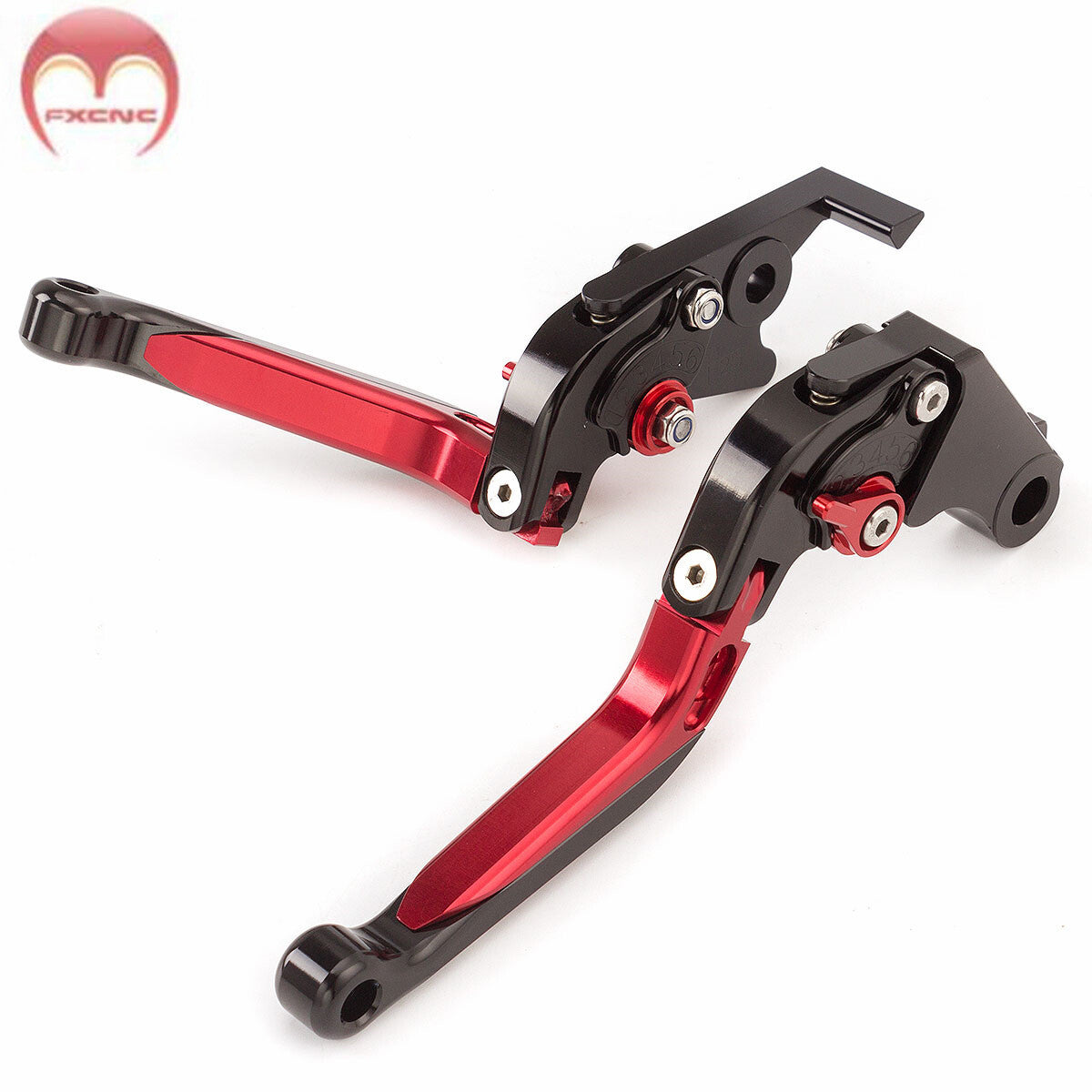 Folding Extended Brake Clutch Lever for TUONO V4R/Factory 2011-2016 Black