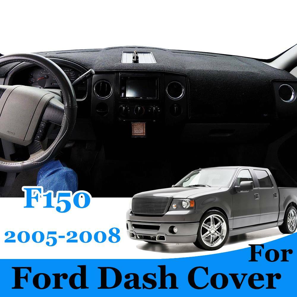 for Ford F150 Dash Cover Mat Dashmat 2005 2006 2007 2008 Black Dashboard US