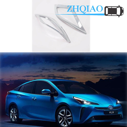 Chrome Tail Rear Fog Light Lamp Frame Cover Trim for Toyota Prius 2019-2020