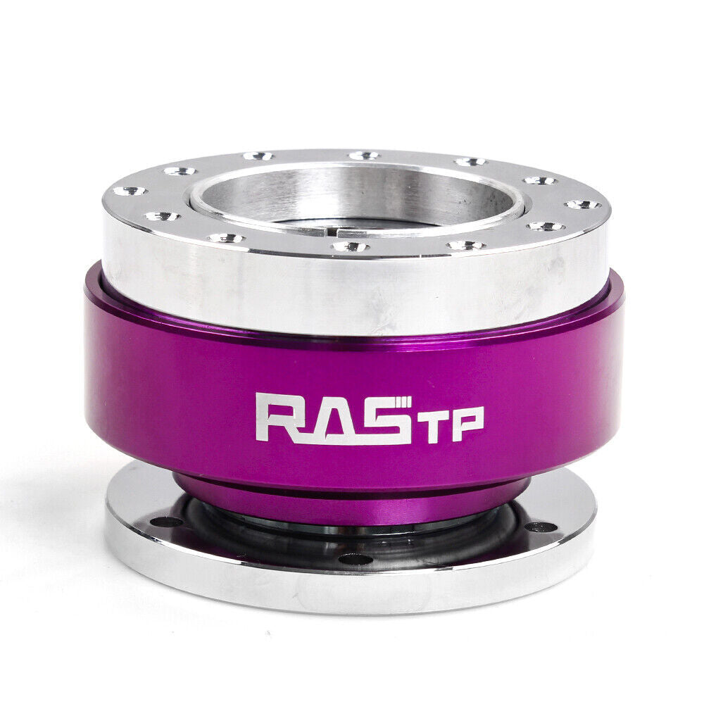 Universal Car Steering Wheel Ball Quick Release Hub Adapter Snap Off Kit Purple