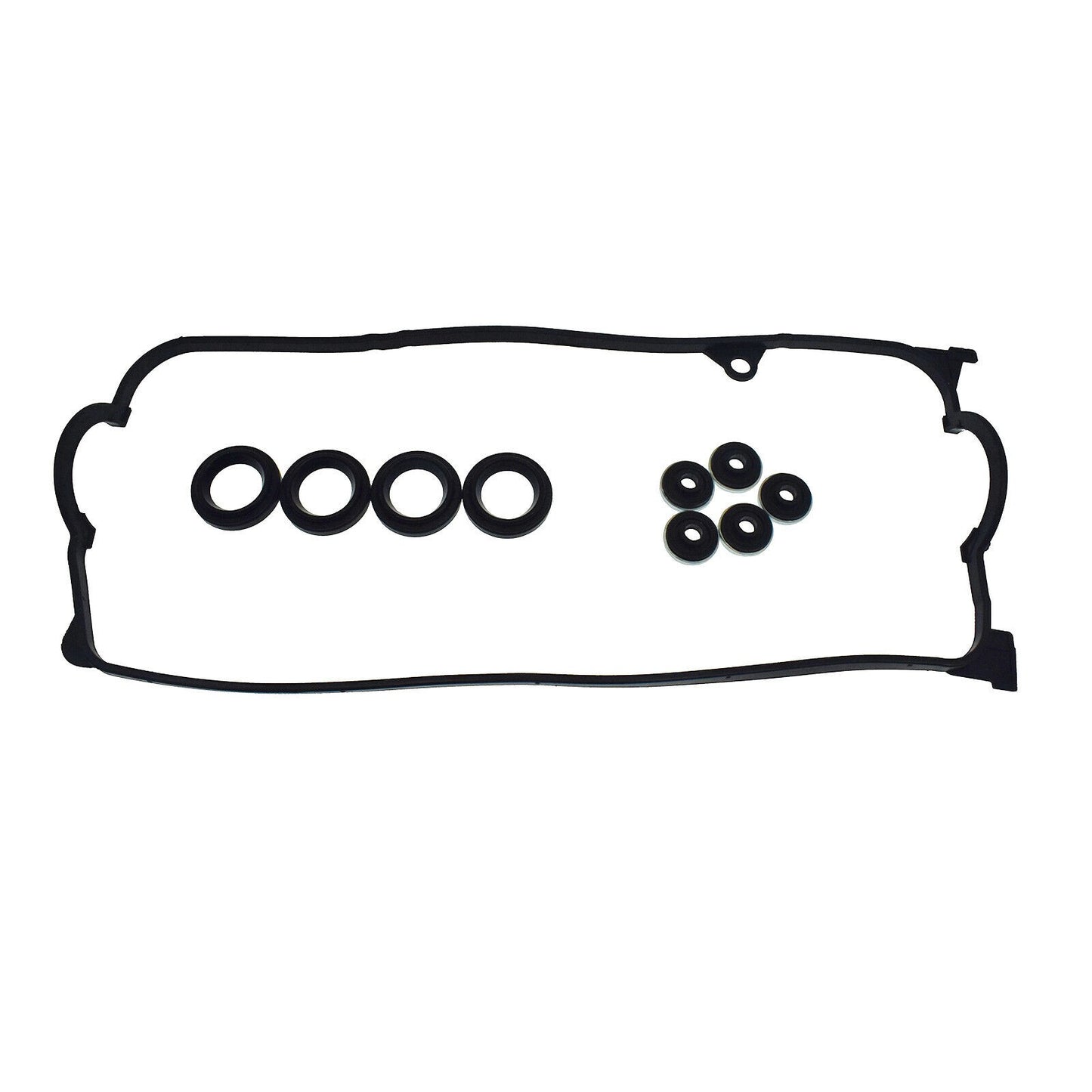 Valve Cover Gasket Set w/ Spark Plug Tube Seals for 2001-2005 for Honda for Civic 1.7L