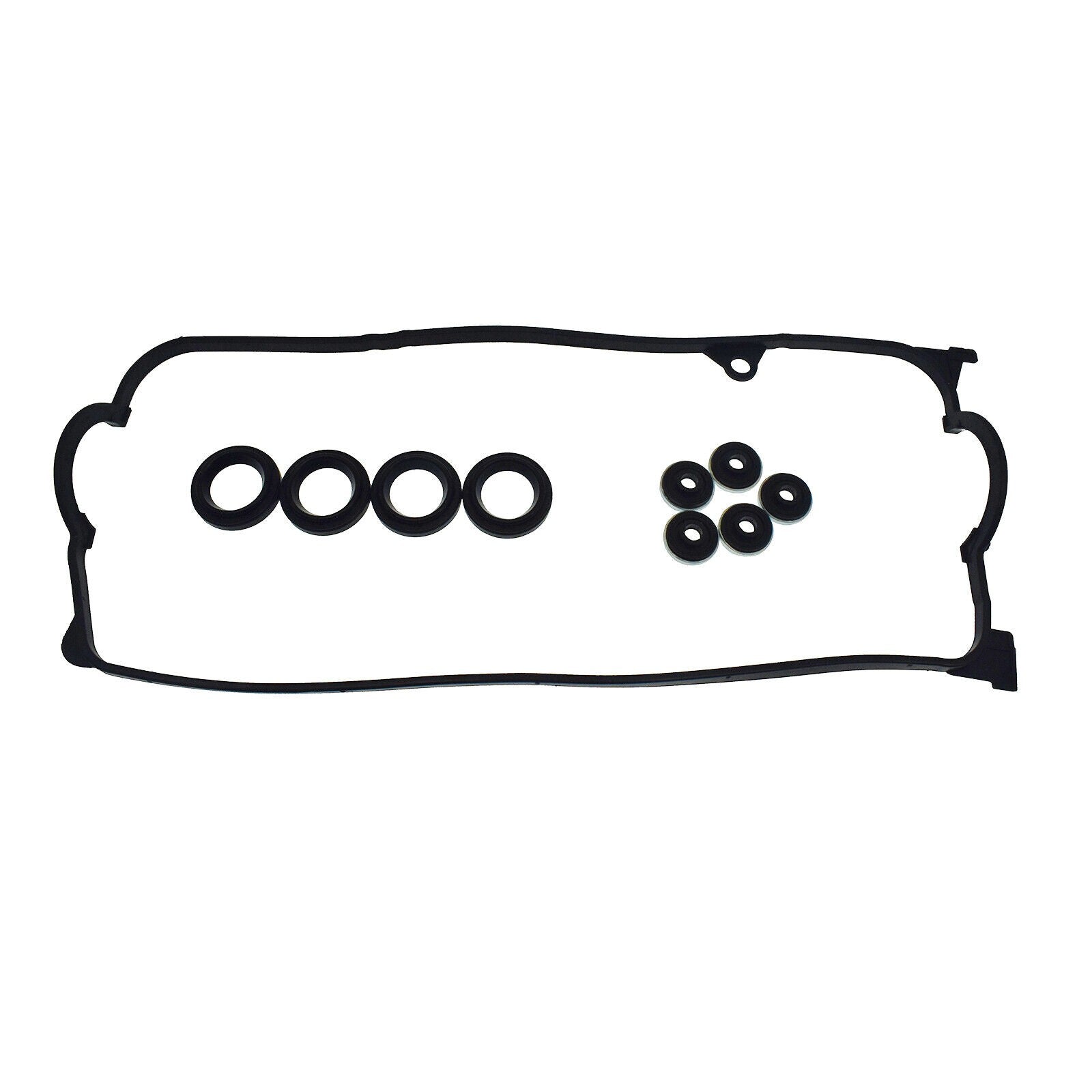 Valve Cover Gasket Set w/ Spark Plug Tube Seals for 2001-2005 for Honda for Civic 1.7L