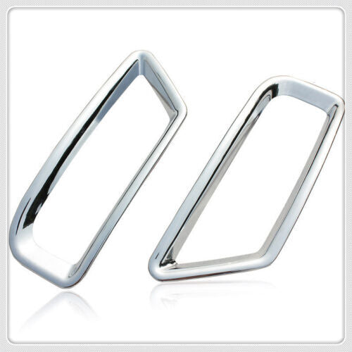 2013-2015 for Peugeot 3008 ABS Chrome Rear Fog Light Fog Lamp Cover Trim 2pcs