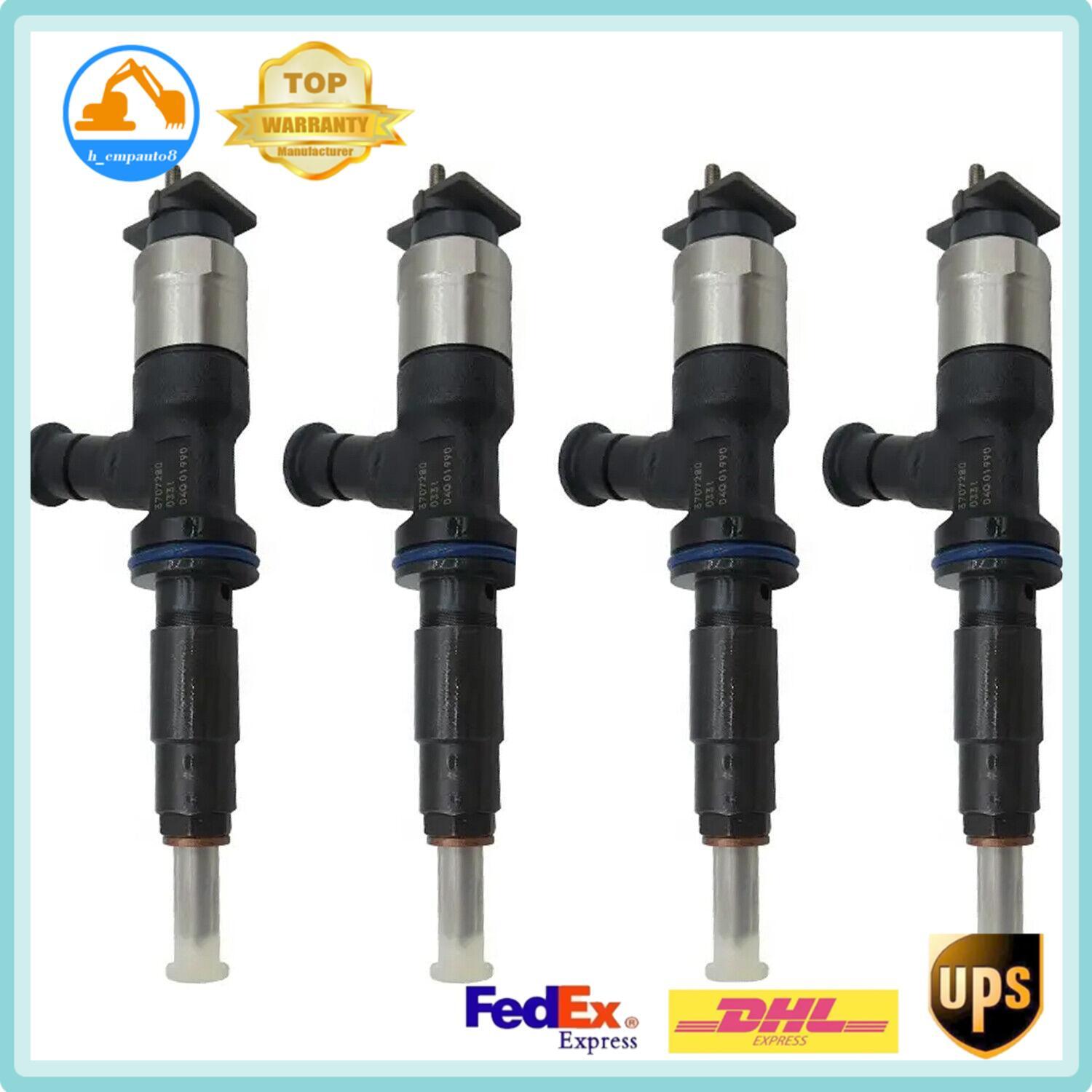 4PCS Fuel Injector 370-7280 for Caterpillar CAT C4.4 Engine 320F Excavator DHL