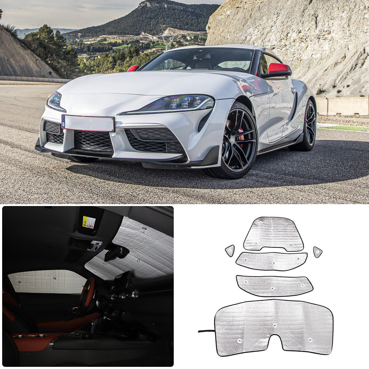 ABS smoked black tailgate brake light cover trim for Toyota 86/ for Subaru BRZ 2022