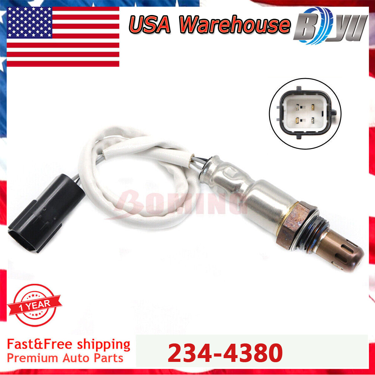 234-4380 Oxygen O2 Sensor Downstream for Nissan Sentra Maxima Versa Murano Rogue