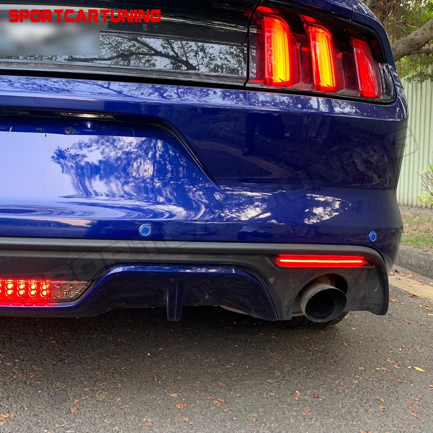 1Pair LeftRight Side Marker Bumper Reflector Fit For 2015-2017 for Ford for Mustang
