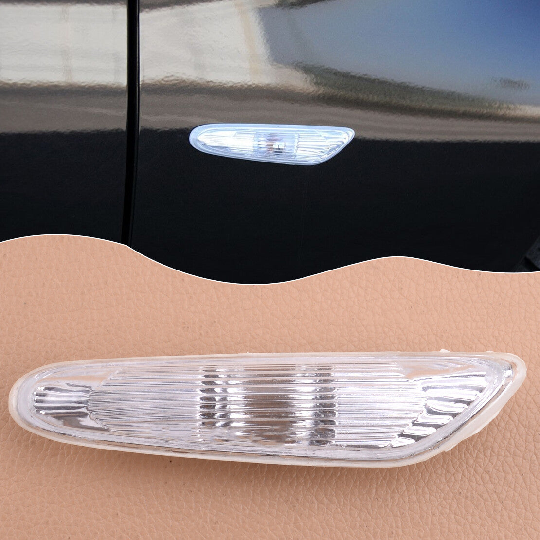 Right Clear Lens Side Indicators Light Turn Signal fit for BMW 328i 2007-11 New