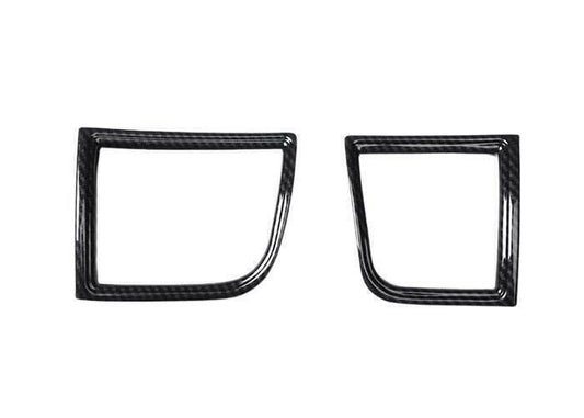 for Ford Explorer 2011-2019 Carbon Fiber Car Left And Right Air Outlet Vent Trim