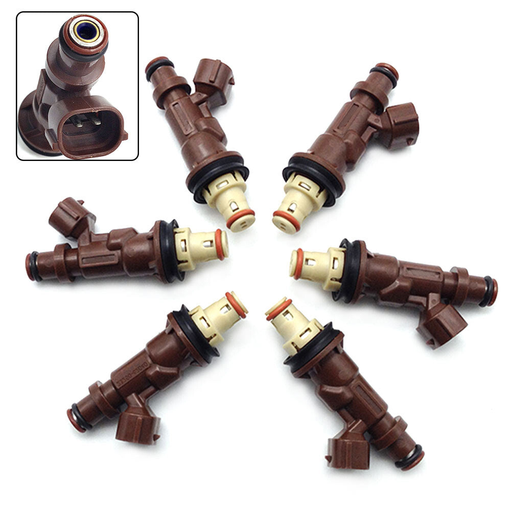 6x Fuel Injectors 23250-62040 for Toyota Tacoma Tundra 4Runner 3.4L V6 1999-2004