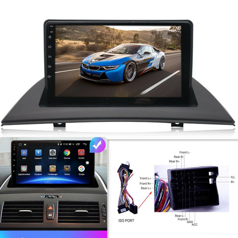 Android Car Radio Multimedia Video Player Navigation GPS WIFI For 04-12 for BMW X3