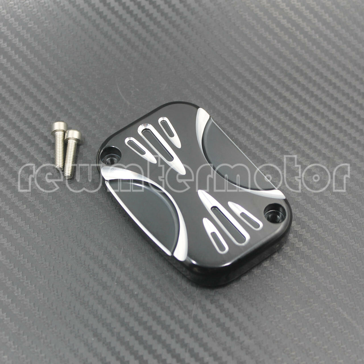 Right CNC Brake Master Front Cylinder Cover Cap Fit for Harley Touring CVO VRSCD