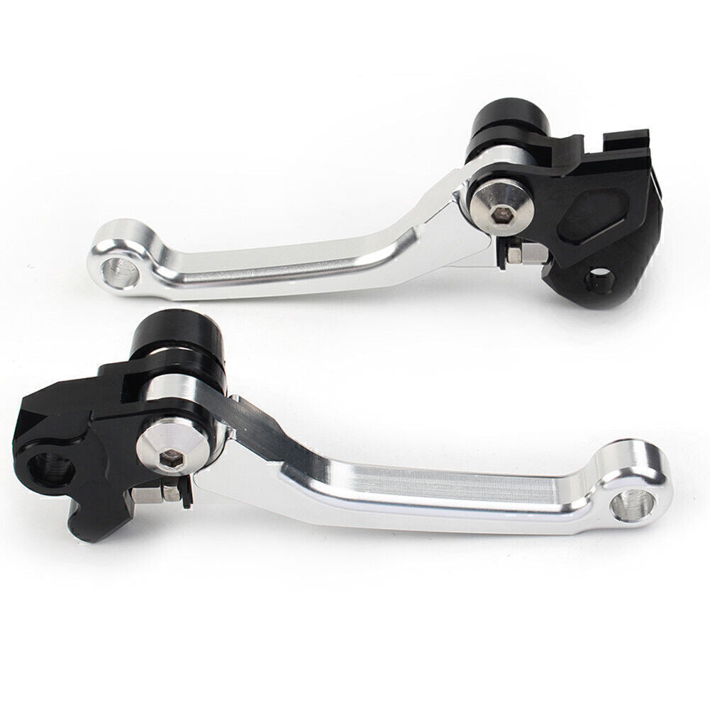 Brake Clutch Levers Handle Fit for Suzuki RMZ450 2005-2019 2020 2021 2022 SILVER po