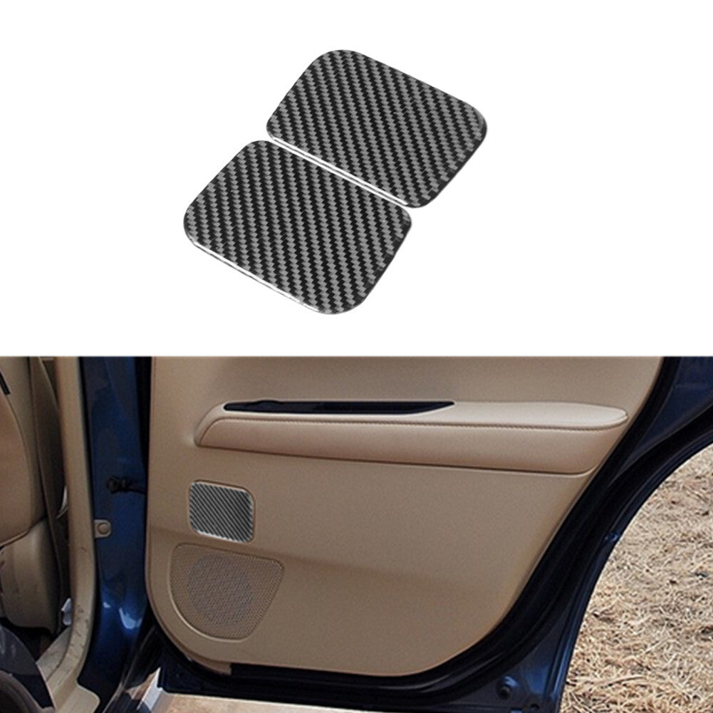 Carbon Fiber Side Ashtry Panel Decorative Trim Cover for Subaru Forester 2005-08