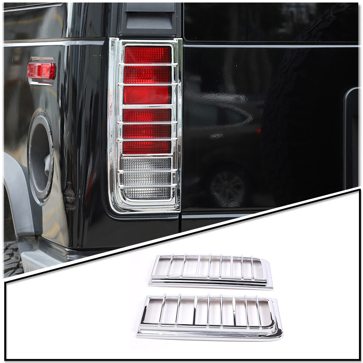 Black electronic parking brake button protective cover frame for Toyota Tundr¨¡ Sequoi¨¡ 2022-23