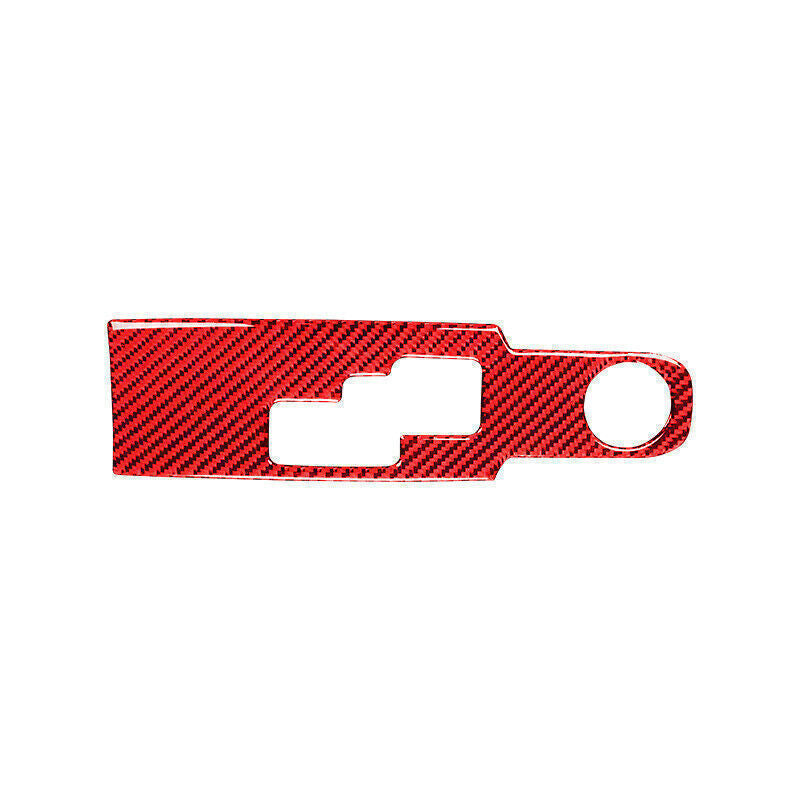 Middle Console Gear Shift Panel Fit for Nissan GTR R35 2009-16 Red Carbon Fiber