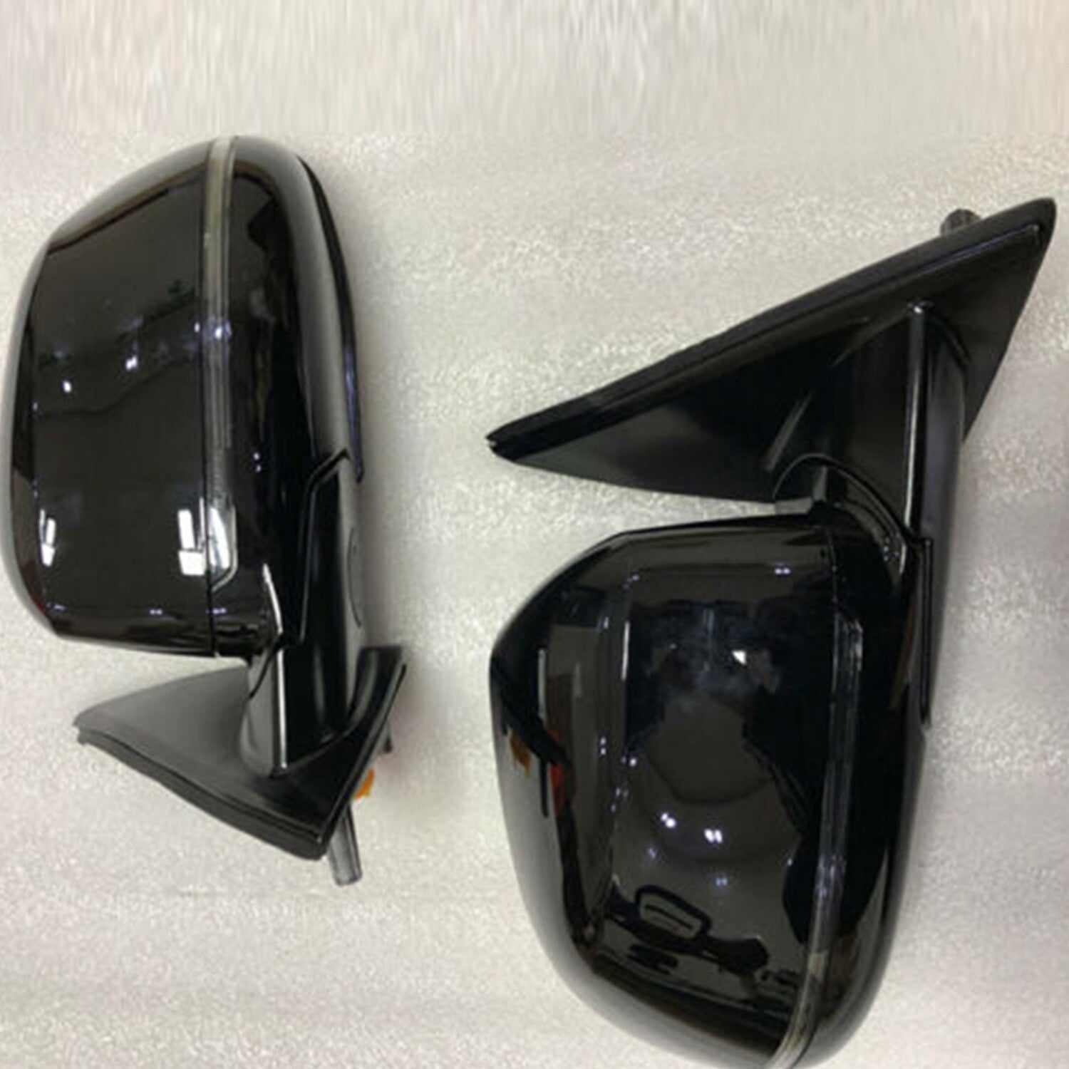 F15 Car Side Door Mirror Set Fits for BMW X5 Series 5 Pins 2013-2018 Black 4.4L