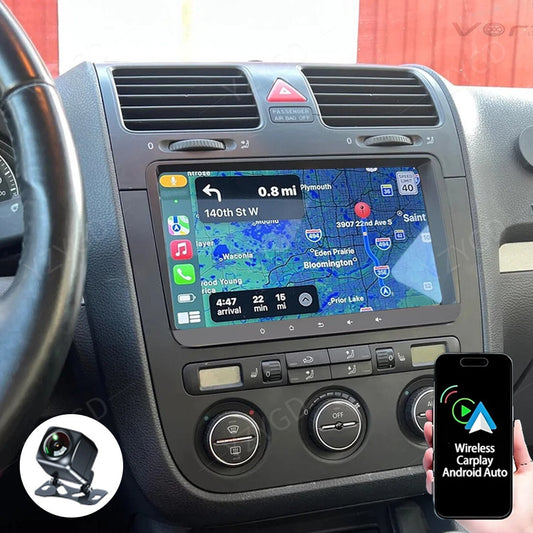 for Volkswagen for Golf MK5 2003-2009 Android Carplay Car Stereo Radio Screen GPS FM