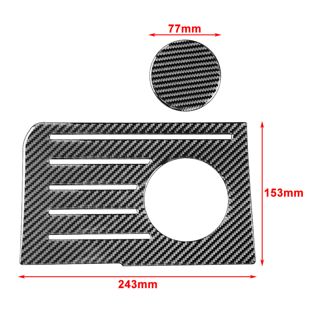 Front Console Water Cup Holder Storage Panel Cover for Toyota Tundra 2014-2021