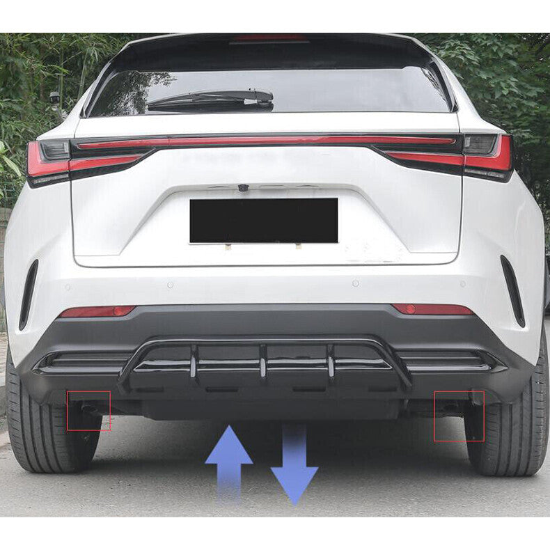 for Lexus NX 250 350 350h 2022-23 silver Rear Exhaust Muffler Tip End Pipe trim