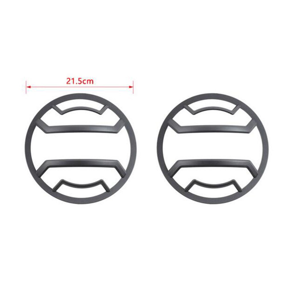 2x Front Headlight Guard Protector Cover Trim for Jeep for Wrangler JL JT 2018-2022