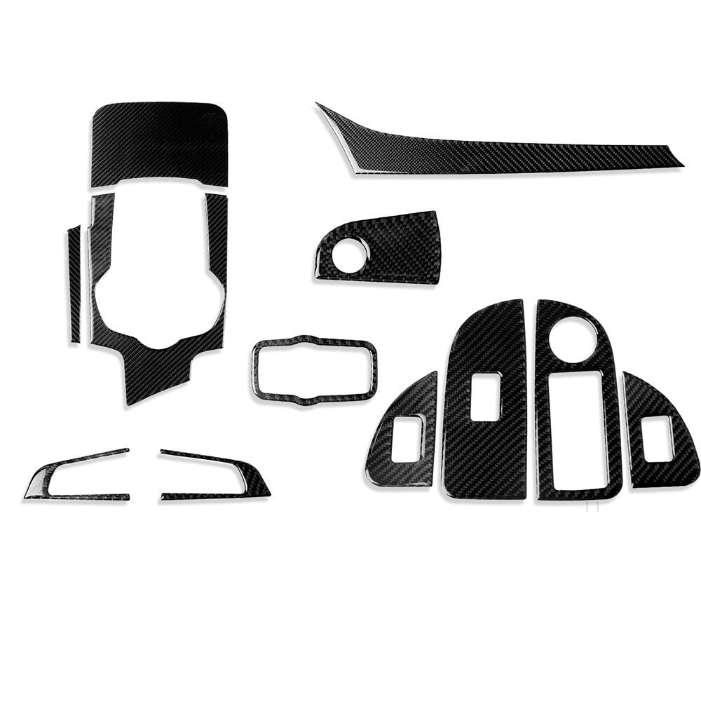 Carbon Fiber Interior Full Set Kit Decorative Trim for Alfa Romeo Giulia 2017-19