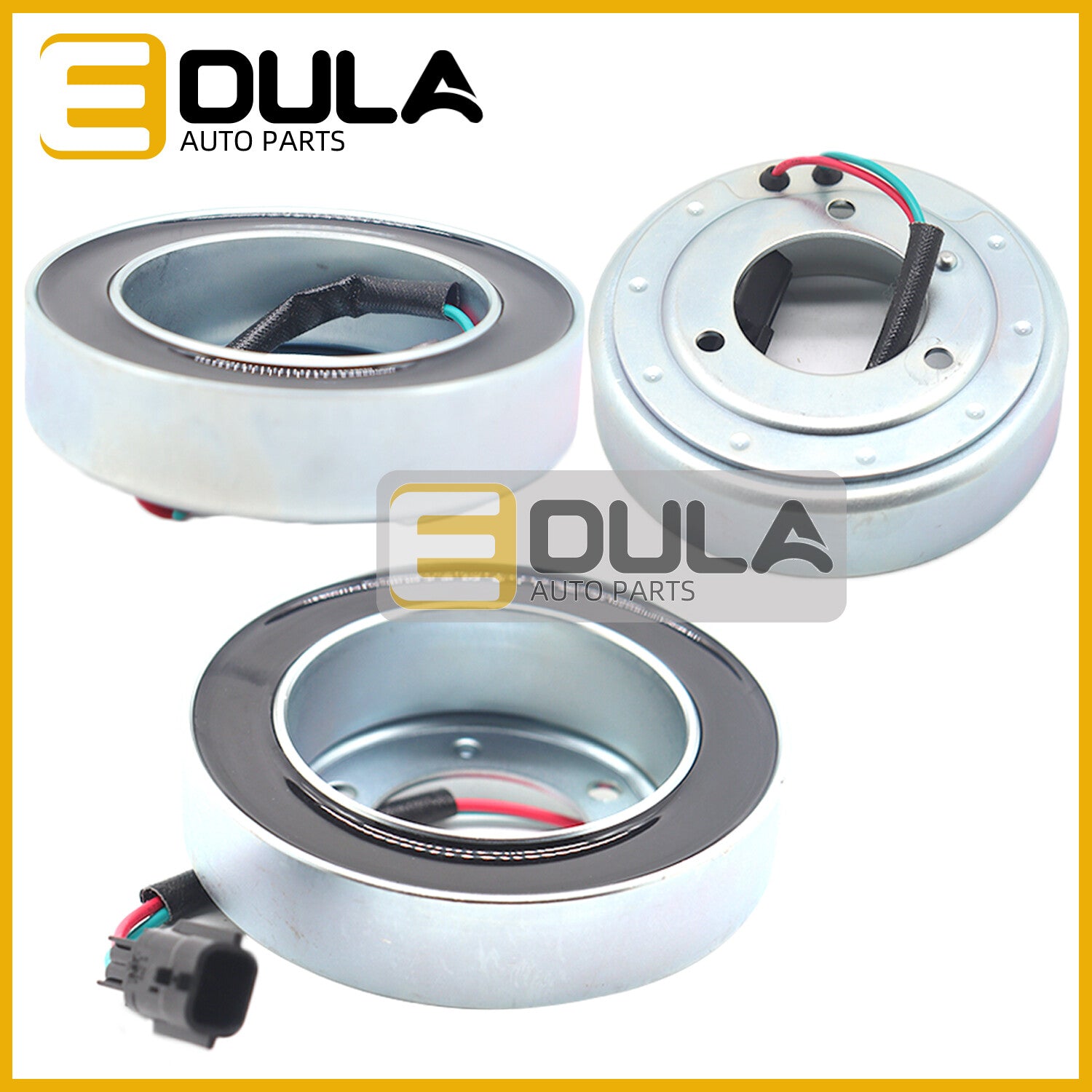 One-piece set of clutch coils for the air conditioning compressor of 2008-2015 for Nissan Rogue 2.5L 92600-JP11D vehicles.