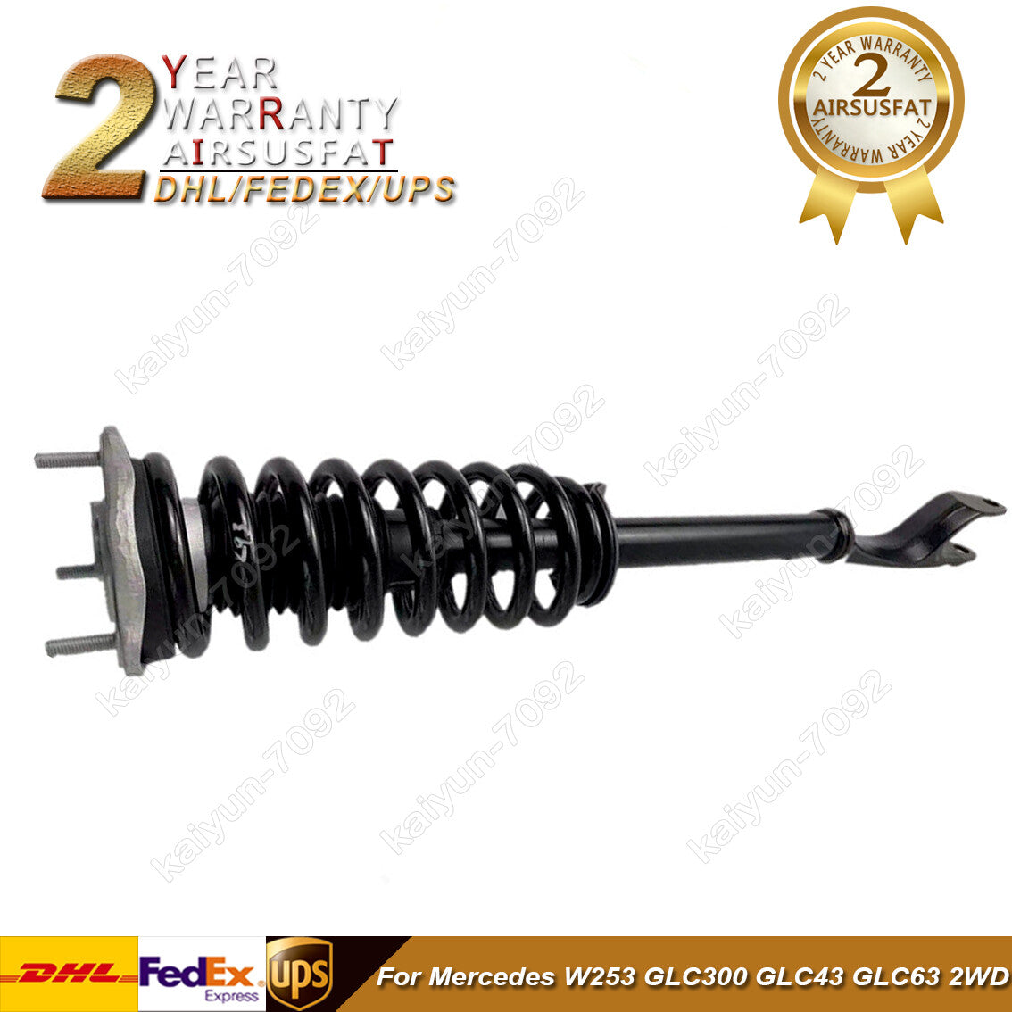 for Mercedes W253 GLC300 GLC43 GLC63 16-20 Front Left Shock Strut Assembly 2WD