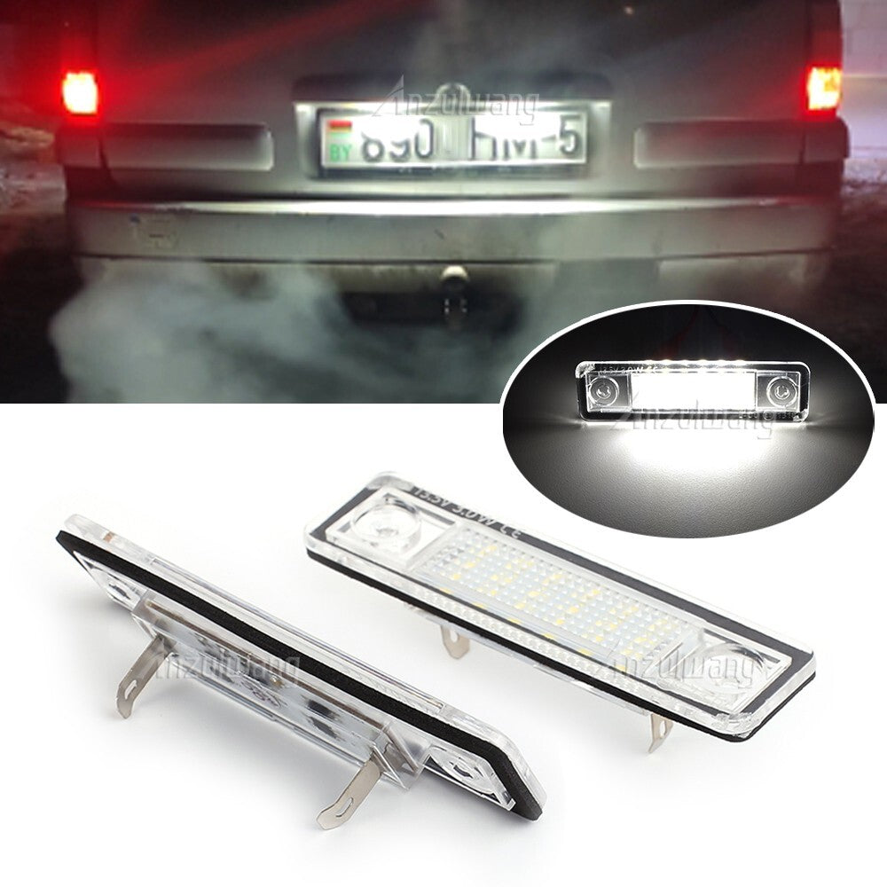 2pcs LED License Plate Lamp for Opel Astra-F Carlton-MK for Corsa B Speedster Tigra