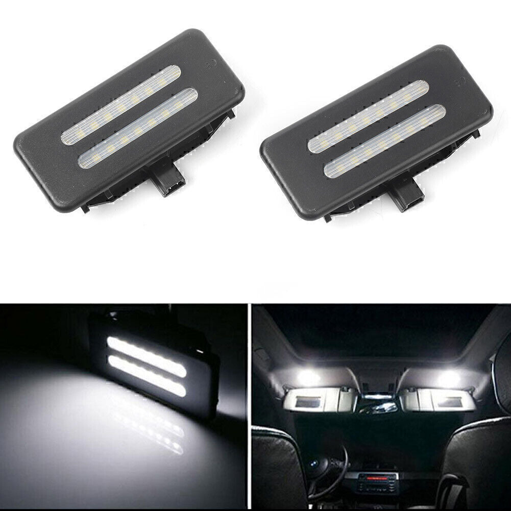 Error LED SMD Vanity Front Mirror Lights for BMW E60 E90 E91 E92 E70 White