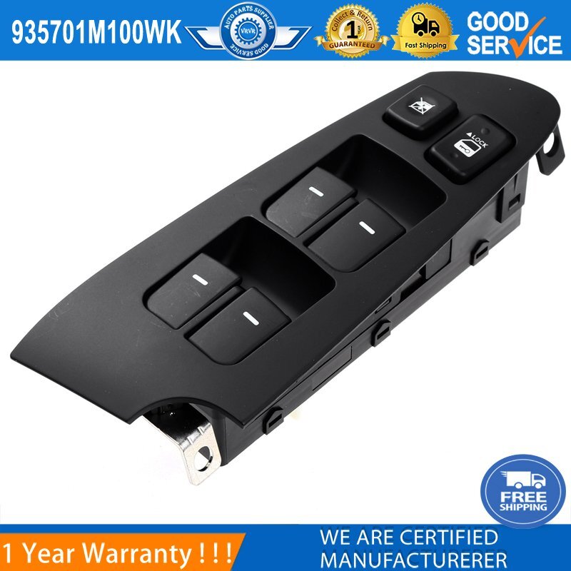 Front drive side power window switch 935701M100WK for 2010-2013 for Kia Forte Sedan