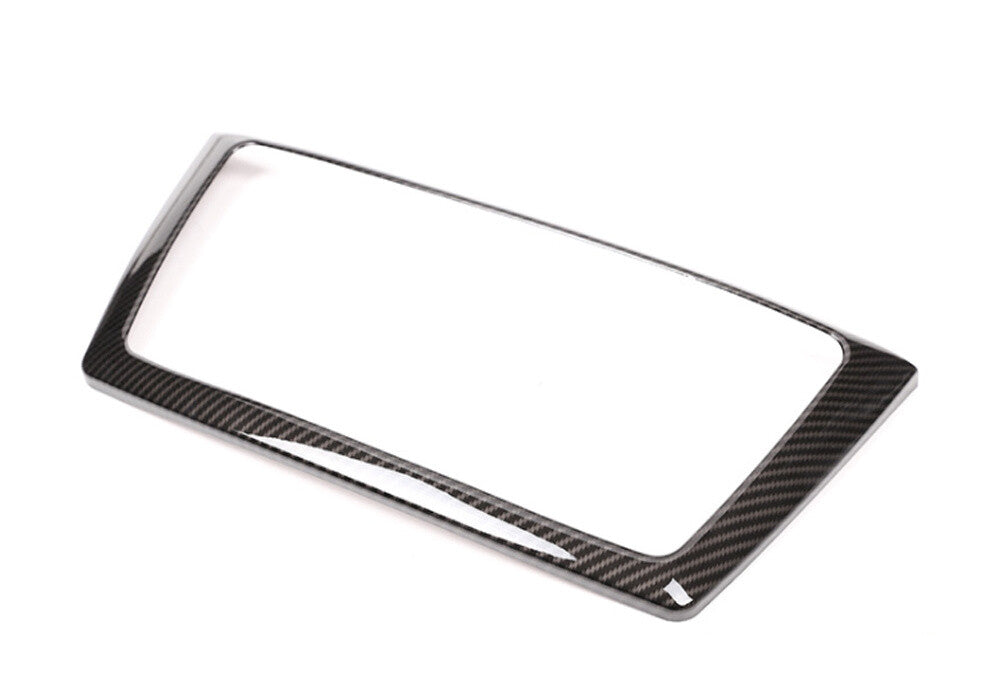 Carbon Fiber ABS Central Control CD Panel Cover for Benz GL GLE GLS ML 2013-2019