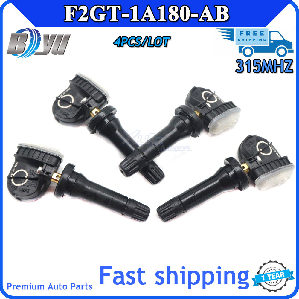 NEW 4pcs TIRE PRESSURE SENSORS F2GT-1A189-AB FOR 15-19 for FORD F-150 EDGE for MUSTANG