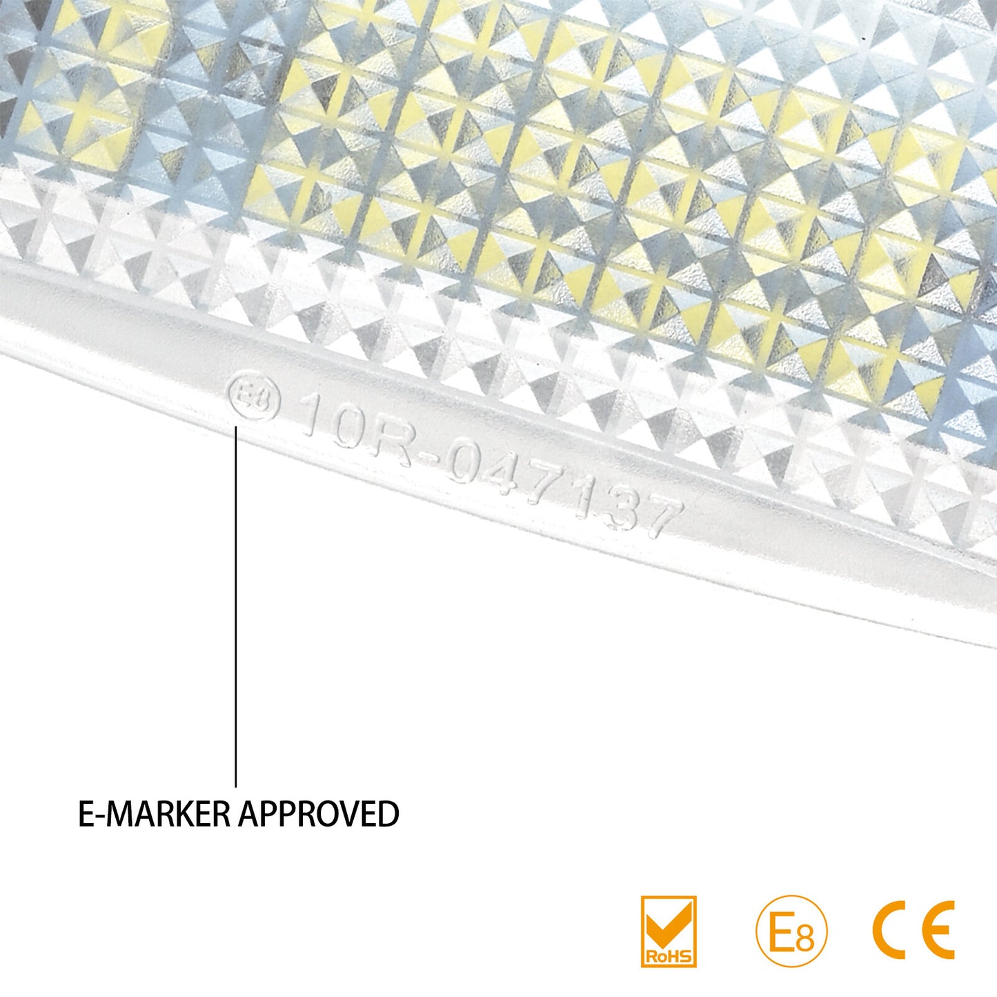 2x LED Interior Vanity Mirror Light Visor Lamp for VW for Jetta for Passat / for Tiguan for Golf