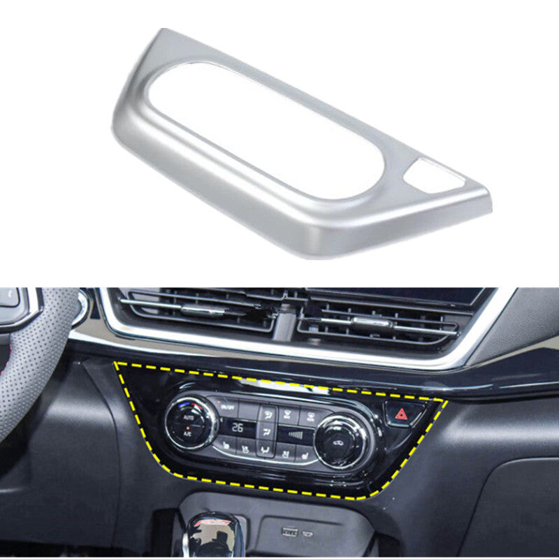 Silver Air Conditioning Switch Button Cover Trim for Chevrolet Trax 2023 2024