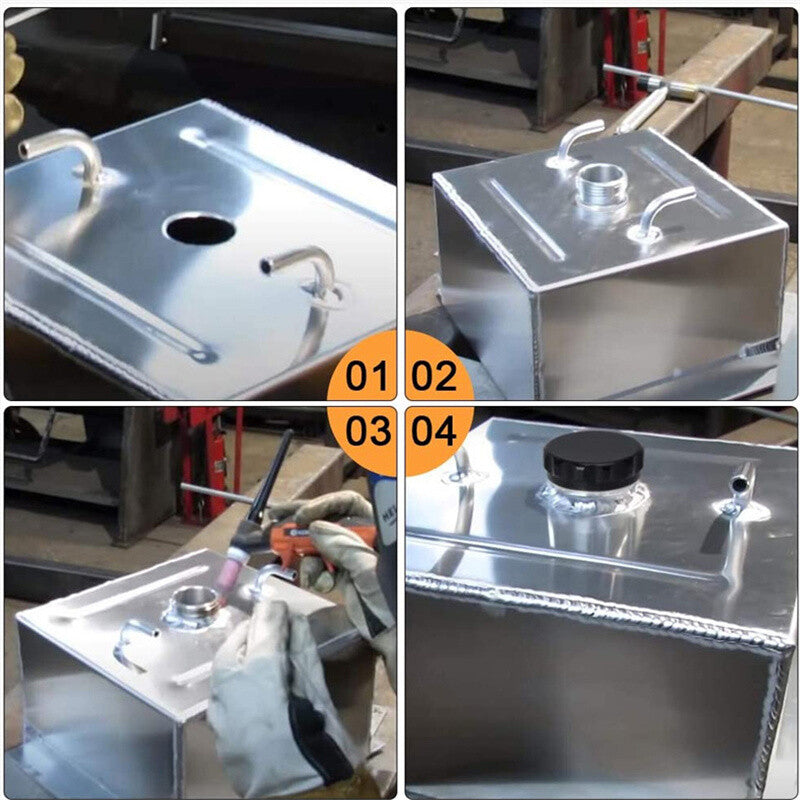 ID 0.98/25mm Aluminum Alloy Weld Billet On Filler Neck Cap Oil Fuel Water Tank