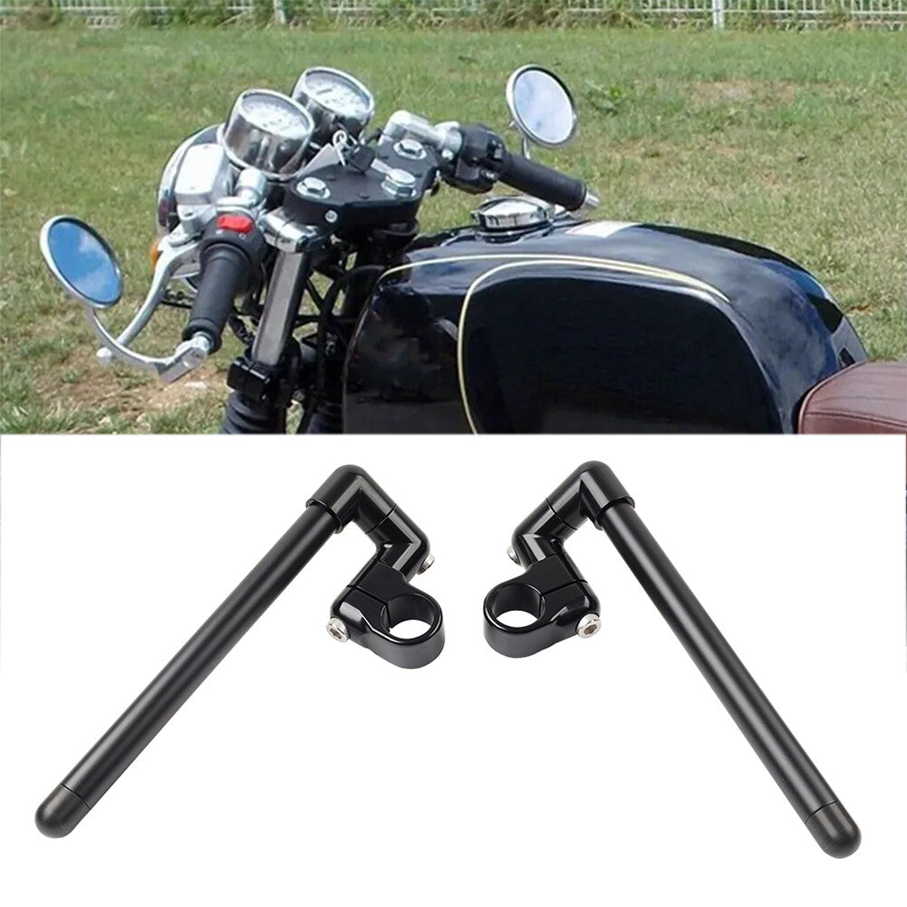 Cafe Racer Bars 7/8 Motorcycle Universal Clip-On Handlebar Fork Tube 32MM
