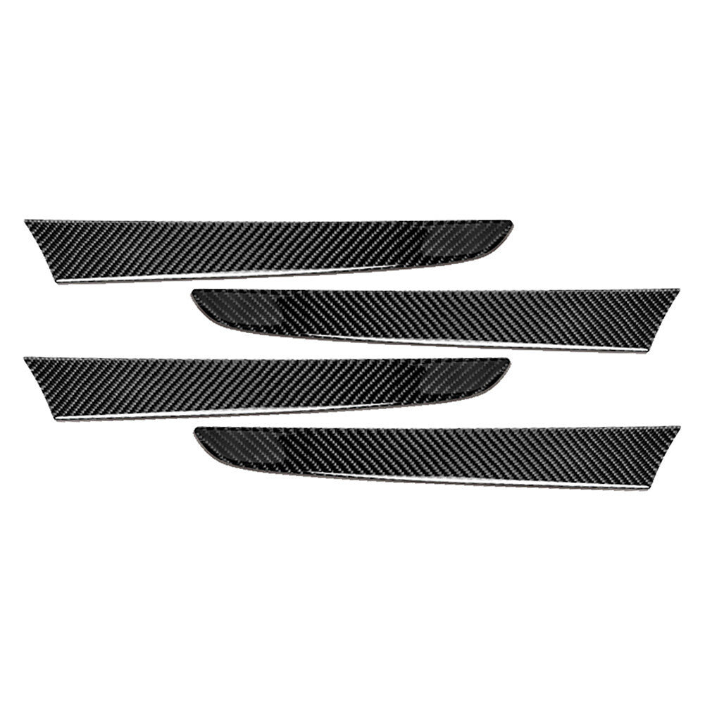 for Audi Q5 2010 -2018 4x Carbon Fiber Interior Door Panel Cover Trim Sticker